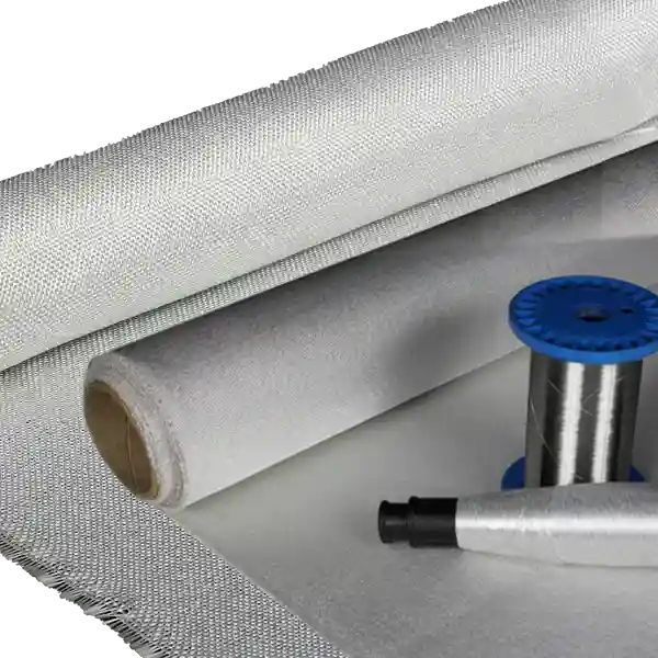 Glasfasergewebe mit Edelstahldraht verstärkt von Suntex 600x600