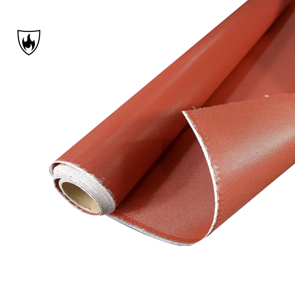 Tessuto in fibra di vetro rivestito in silicone rosso 1120gsm