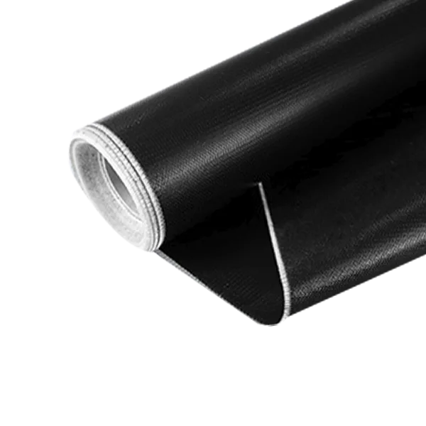 حار بيع 560gsm 560gsm أسود مطلي بالسيليكون الألياف الزجاجية المغلفة Suntex-1127