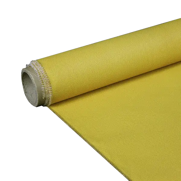 Yellow Silicone Coated Fiberglass Fabric for Welding Curtain