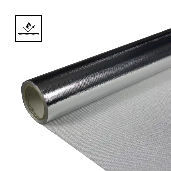 0.4mm 450gsm のアルミ ホイルによって薄板にされるガラス繊維の生地