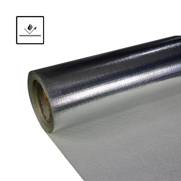 0.6mm 650gsm のアルミ ホイルによって薄板にされるガラス繊維の生地
