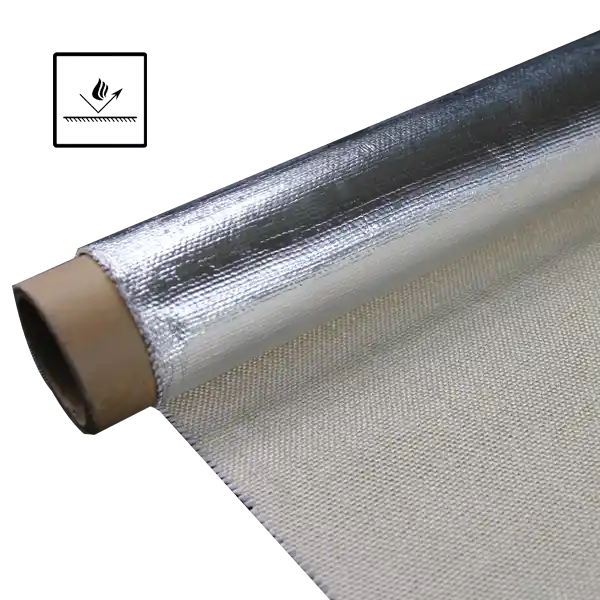 0.75mm 640gsm のアルミ ホイルによって薄板にされるガラス繊維の生地