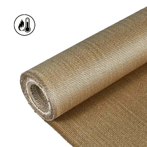 1650 g/m2 2,0 mm Vermiculiet gecoat getextureerd voorgekrompen silicastof