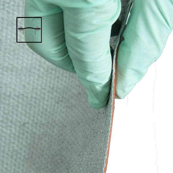 2000gsm 1,6mm Silikon- und PU-beschichtetes Glasfasergewebe für Dehnfugen