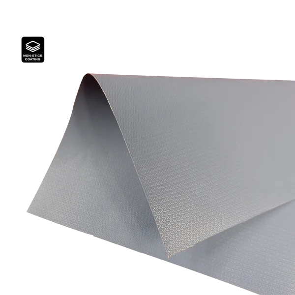 680gsm grijs PTFE gecoat glasvezelweefsel