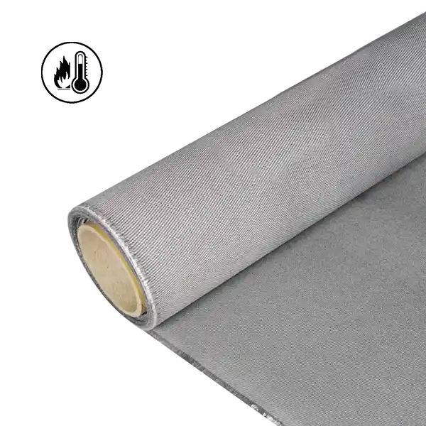 740 gsm 0,6 mm met calciumsilicaat gecoate glasvezelstof