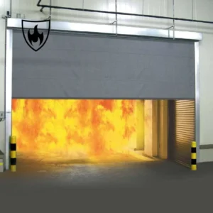 Feuerschutzvorhang PU-Glasfaser S.S. Drahtgewebe