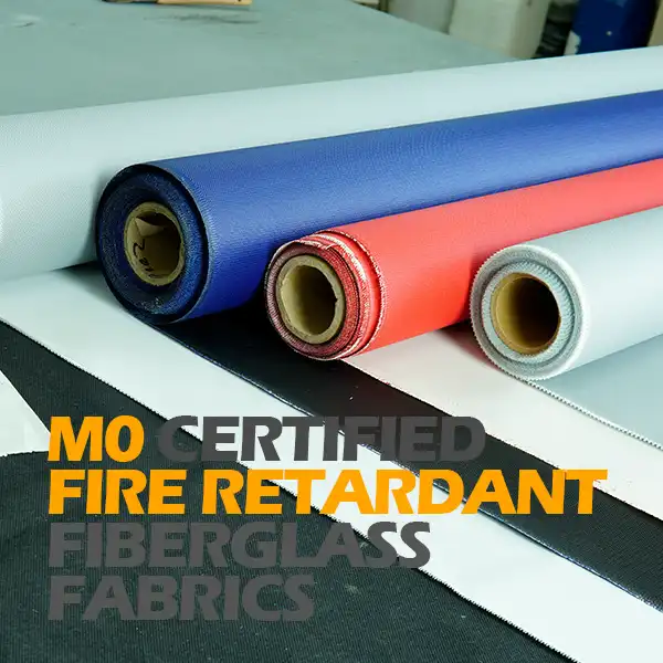 M0 brandvertragende glasvezeldoeken in verschillende kleuren