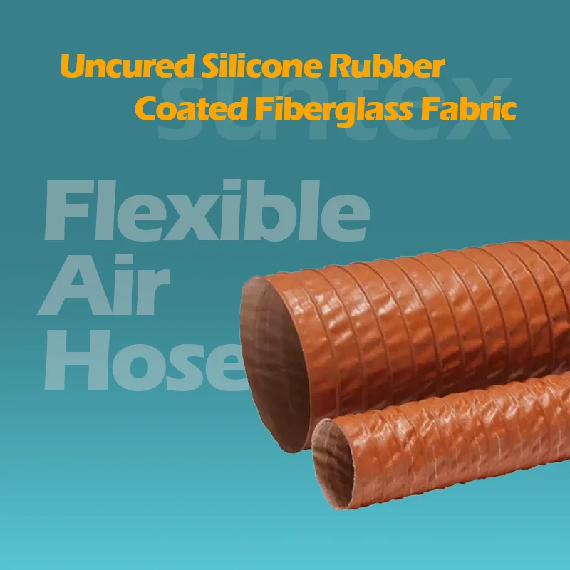Informazioni sul tessuto in fibra di vetro rivestito in silicone non indurito_ tubo flessibile per aria